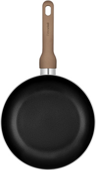 Сковорода Rondell Impressia RDA-1153 круглая 24см покрытие: Xylan Plus ручка несъемная (без крышки) коричневый от магазина РЭССИ