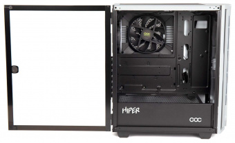 Корпус Hiper DCW белый без БП ATX 5x120mm 4x140mm 1xUSB2.0 1xUSB3.0 audio bott PSU от магазина РЭССИ