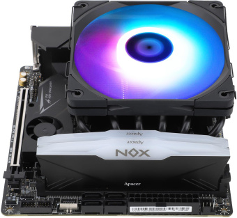 Устройство охлаждения(кулер) Thermalright AXP120-X67 Black ARGB Soc-AM5/AM4/1151/1200/2066/2011/1700 4-pin 26.1dB Al+Cu 490gr Ret (AXP120-X67-BL-ARGB) от магазина РЭССИ