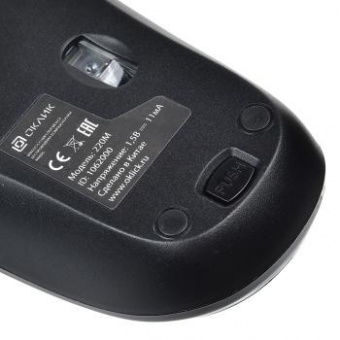 Клавиатура + мышь Оклик 220M клав:черный мышь:черный USB беспроводная slim Multimedia от магазина РЭССИ