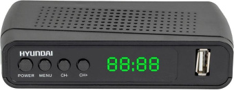 Ресивер DVB-T2 Hyundai H-DVB520 + WiFi-адаптер черный от магазина РЭССИ