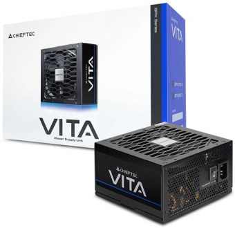 Блок питания Chieftec ATX 850W Vita BPX-850-S 80+ bronze (20+4pin) APFC 120mm fan 6xSATA RTL от магазина РЭССИ
