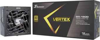 Блок питания Seasonic ATX 1200W VERTEX GX-1200 80+ gold (20+4pin) APFC 135mm fan 18xSATA Cab Manag RTL от магазина РЭССИ