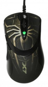 Мышь A4Tech Oscar Editor XL-747H коричневый/рисунок лазерная (3600dpi) USB2.0 (6but) от магазина РЭССИ