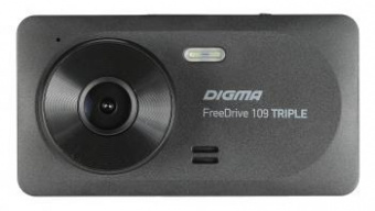 Видеорегистратор Digma FreeDrive 109 TRIPLE черный 1Mpix 1080x1920 1080p 150гр. JL5601 от магазина РЭССИ