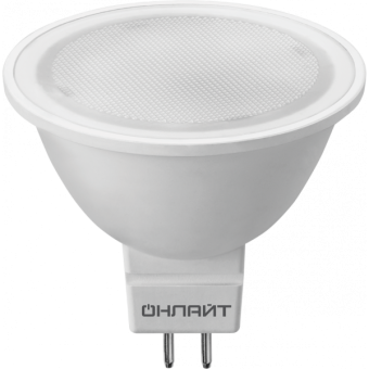 Лампа светодиодная LED 10вт 230в GU5.3 тепло-белый от магазина РЭССИ
