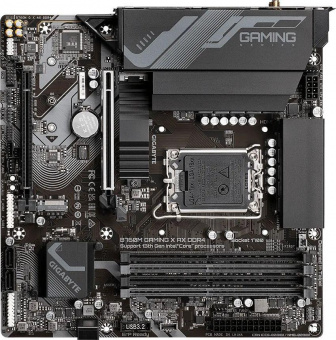 Материнская плата Gigabyte B760M GAMING X AX DDR4 Soc-1700 Intel B760 4xDDR4 mATX AC`97 8ch(7.1) 2.5Gg RAID+HDMI+DP от магазина РЭССИ