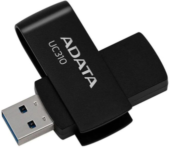 Флеш Диск A-Data 64GB UC310 UC310-64G-RBK USB3.2 черный от магазина РЭССИ