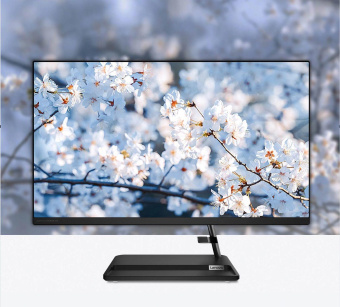 Моноблок Lenovo XiaoXin 23.8" Full HD i5 12450H (2) 16Gb SSD512Gb UHDG Windows 11 trial (для ознакомления) Professional GbitEth WiFi BT 90W клавиатура мышь Cam черный 1920x1080 от магазина РЭССИ