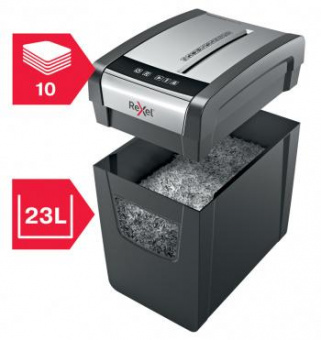 Шредер Rexel Momentum X410-SL (секр.P-4) фрагменты 10лист. 23лтр. скрепки скобы от магазина РЭССИ