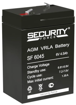 Аккумулятор SF 6В 4.5Ач SF6045 от магазина РЭССИ