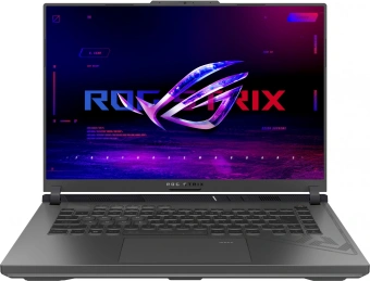 Ноутбук Asus ROG Strix G16 G614JI-N4413 Core i7 13650HX 32Gb SSD1Tb NVIDIA GeForce RTX4070 8Gb 16" IPS WQXGA (2560x1600) noOS grey WiFi BT Cam (90NR0D41-M00VN0) от магазина РЭССИ