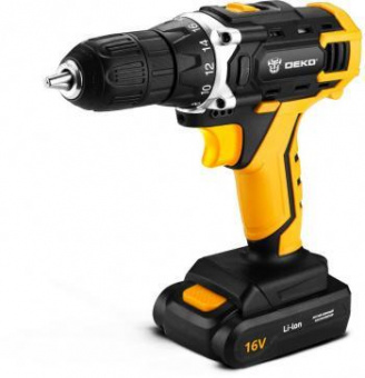 Дрель-шуруповерт Deko DKCD16FU-Li аккум. патрон:быстрозажимной (063-4098) от магазина РЭССИ