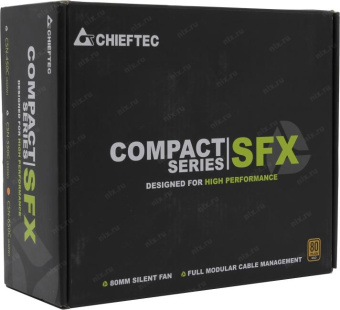 Блок питания Chieftec SFX 650W Compact CSN-650C 80+ gold (20+4pin) APFC 80mm fan 6xSATA Cab Manag RTL от магазина РЭССИ