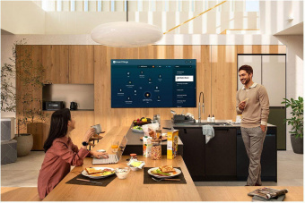 Телевизор QLED Samsung 55" QE55Q70BAUXCE Q темно-серый 4K Ultra HD 120Hz DVB-T2 DVB-C DVB-S2 WiFi Smart TV (RUS) от магазина РЭССИ