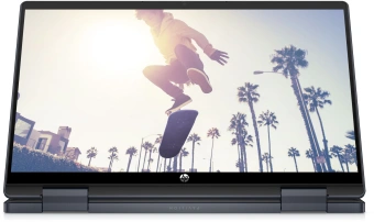 Ноутбук HP Pavilion x360 14-ek1028ci Core i3 1315U 8Gb SSD512Gb Intel UHD Graphics 14" IPS Touch FHD (1920x1080) Free DOS blue WiFi BT Cam (A02N0EA) от магазина РЭССИ