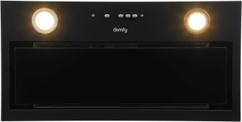 Вытяжка встраиваемая Domfy DM6036BB BG черный управление: кнопочное (1 мотор) от магазина РЭССИ