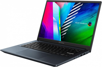 Ноутбук Asus Vivobook Pro 14 OLED M3401QA-KM016W Ryzen 5 5600H 8Gb SSD512Gb AMD Radeon 14" OLED 2.8K (2880x1800) Windows 11 Home blue WiFi BT Cam (90NB0VZ2-M002T0) от магазина РЭССИ