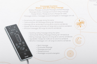 Массажная накидка Beurer MG295 60Вт черный от магазина РЭССИ