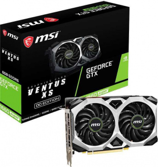 Видеокарта MSI PCI-E GTX 1660 SUPER VENTUS XS OC NVIDIA GeForce GTX 1660SUPER 6144Mb 192 GDDR6 1530/14000 HDMIx1 DPx3 HDCP Ret от магазина РЭССИ