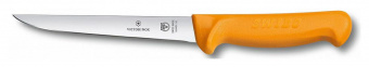 Нож кухонный Victorinox Swibo (5.8401.18) стальной обвалочный для мяса лезв.180мм прямая заточка оранжевый от магазина РЭССИ