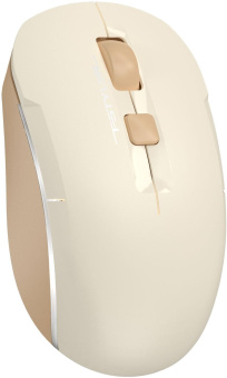 Мышь A4Tech Fstyler FB26CS Air бежевый/коричневый оптическая (2000dpi) silent беспроводная BT/Radio USB для ноутбука (4but) от магазина РЭССИ