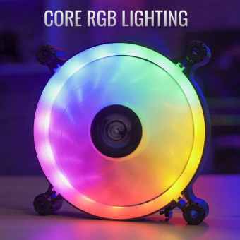 Вентилятор Aerocool Spectro 12 120x120mm 4-pin (Molex)20dB 140gr LED Ret от магазина РЭССИ