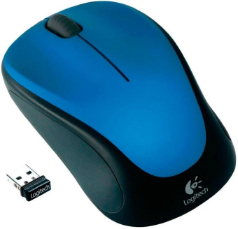 Мышь Logitech M235 синий/черный оптическая 1000dpi беспров. USB для ноутбука 2but (910-003392) от магазина РЭССИ