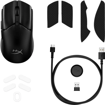 Мышь HyperX Pulsefire Haste 2 Mini черный оптическая (26000dpi) беспроводная BT/Radio USB (6but) от магазина РЭССИ