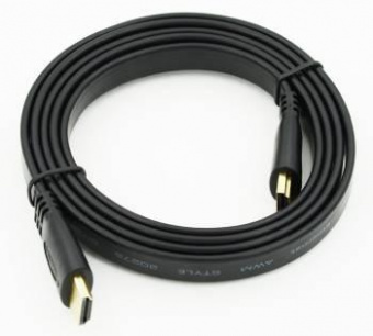 Кабель аудио-видео Flat v1.4 HDMI (m)/HDMI (m) 1.5м. от магазина РЭССИ
