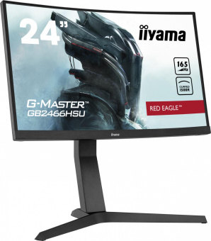 Монитор Iiyama 23.6" Red Eagle GB2466HSU-B1 черный VA LED 1ms 16:9 HDMI M/M матовая HAS 250cd 178гр/178гр 1920x1080 DP FHD USB 4.8кг от магазина РЭССИ