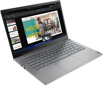 Ноутбук Lenovo Thinkbook 14 G4 IAP Core i5 1235U 8Gb SSD512Gb NVIDIA GeForce MX550 2Gb 14" TN FHD (1920x1080) noOS grey WiFi BT Cam Bag (21DH00KWAK) от магазина РЭССИ