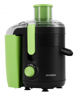 Соковыжималка центробежная Hyundai HY-JE1625 500Вт рез.сок.:400мл. черный/зеленый от магазина РЭССИ