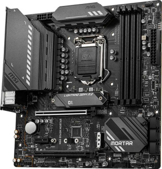 Материнская плата MSI MAG B560M MORTAR Soc-1200 Intel B560 4xDDR4 mATX AC`97 8ch(7.1) 2.5Gg+HDMI+DP от магазина РЭССИ