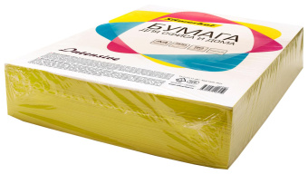 Бумага Silwerhof A4/80г/м2/500л./желтый интенсив от магазина РЭССИ