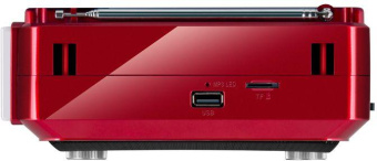 Радиоприемник портативный Sven SRP-525 красный USB SD/microSD от магазина РЭССИ