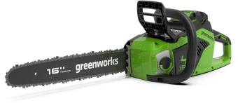 Цепная пила Greenworks GD40CS18K4 аккум. дл.шины:16" (40cm) 1аккум. 4Ач ЗУ (2005807UB) от магазина РЭССИ