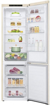 Холодильник LG GW-B459SECM бежевый (двухкамерный) от магазина РЭССИ