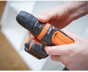 Дрель-шуруповерт Black+Decker BDCDD12-QW аккум. патрон:быстрозажимной от магазина РЭССИ