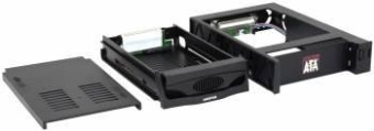 Сменный бокс для HDD AgeStar MR3-SATA(S)-1F SATA II SATA пластик черный 3.5" от магазина РЭССИ