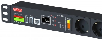 Блок распределения питания Elemy IPDU-1502 гор.размещ. 6xSchuko с мониторингом 15A Schuko 2.4м от магазина РЭССИ