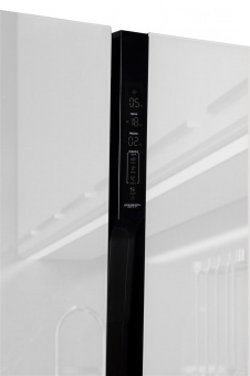 Холодильник Hyundai CS6073FV белое стекло (трехкамерный) от магазина РЭССИ