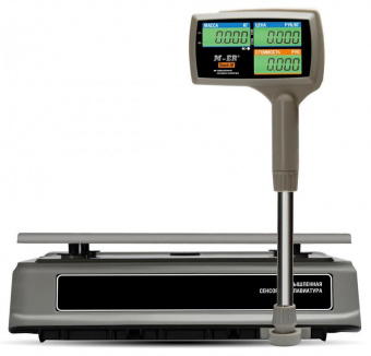 Весы торговые Mertech M-ER 328ACPX-15.2 LCD белый (3154) от магазина РЭССИ