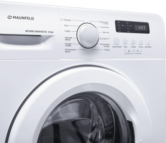 Стиральная машина Maunfeld MFWM106WH051D класс: A++ загр.фронтальная макс.:6кг белый от магазина РЭССИ
