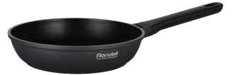 Сковорода Rondell Zeita Neu RDA-1201 круглая 28см покрытие: TriTitan ручка несъемная (без крышки) черный от магазина РЭССИ