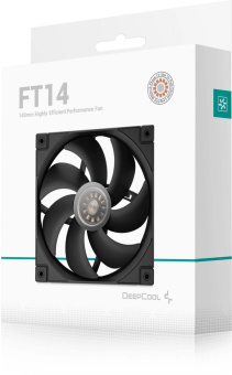 Вентилятор для корпуса Deepcool FT14 140х140x25 черный 4-pin 25.1дБ (R-FT14-BKWPN1-G) Ret от магазина РЭССИ