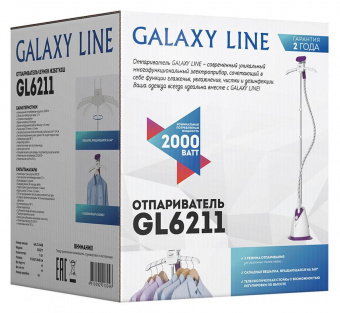 Отпариватель напольный Galaxy Line GL 6211 2000Вт белый/розовый от магазина РЭССИ