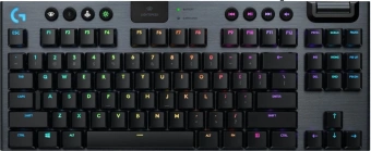 Клавиатура Logitech G915 TKL LIGHTSPEED механическая черный USB беспроводная BT/Radio Multimedia for gamer LED (920-009503) от магазина РЭССИ