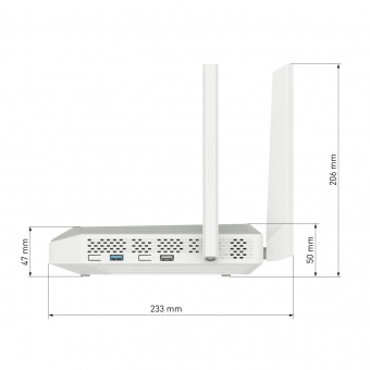 Роутер беспроводной Keenetic Peak (KN-2710) AC2600 10/100/1000BASE-TX/SFP/4g ready от магазина РЭССИ