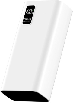 Мобильный аккумулятор Pero PB07 30000mAh PD 22.5W 5A 4xUSB-A/USB-C белый (PB07WH) от магазина РЭССИ